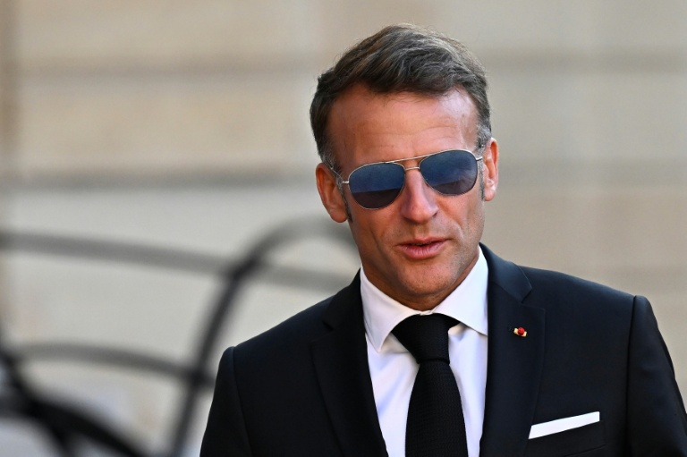 Emmanuel Macron au Palais de l'Elysée, à Paris, le 10 juillet 2026