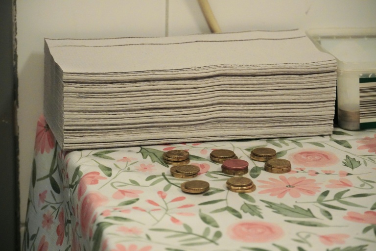 Des toilettes publiques à Vienne, en Autriche, le 12 août 2026.