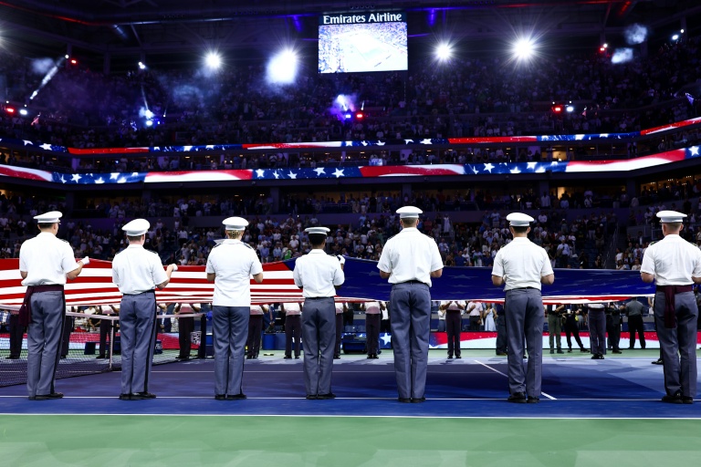 Un hommage aux victimes du 11-septembre le 11 septembre 2026 lors de l'US Open