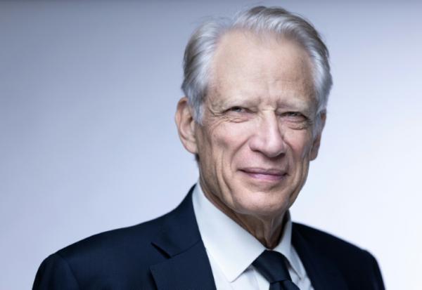 L'ancien Premier ministre Dominique de Villepin le 4 avril 2025 à Paris