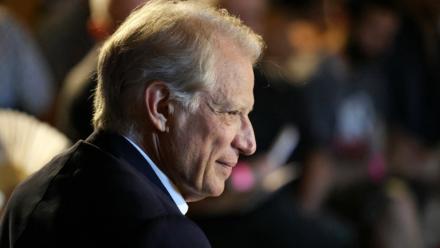 L'ancien Premier ministre Dominique de Villepin le 4 juillet 2026 à La Charité-sur-Loire, dans la Nièvre