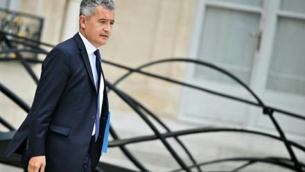 Le Garde des Sceaux Gérald Darmanin à l'Elysée à Paris le 27 juillet 2026