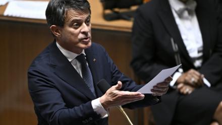 Manuel Valls, ministre des Outre-mer dans le gouvernement Bayrou, à l'Assemblée nationale à Paris le 1er juillet 2025