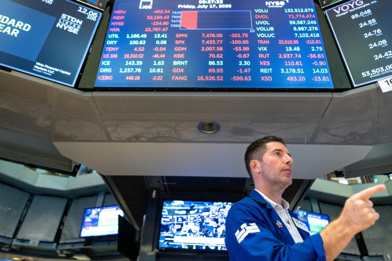A la Bourse de New York, le 17 juillet 2026