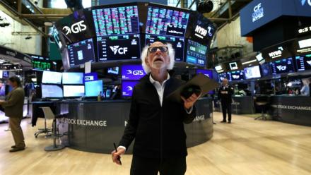Un opérateur à la Bourse de New York le 11 août 2025