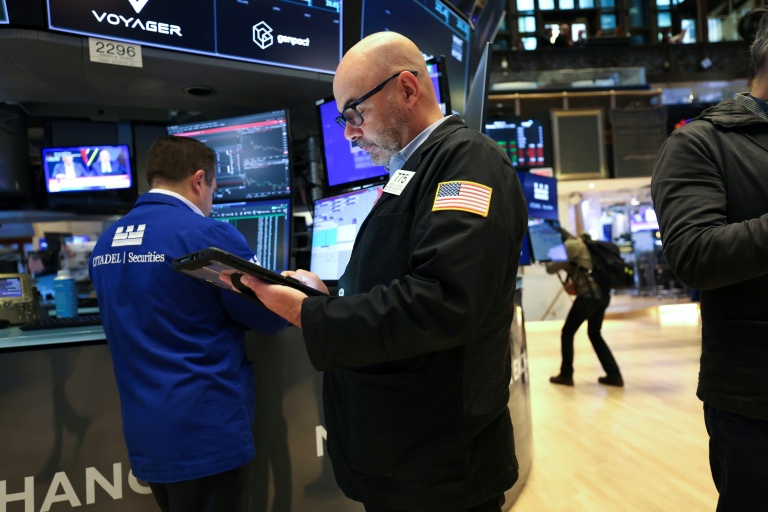 A la Bourse de New York, le 13 octobre 2025