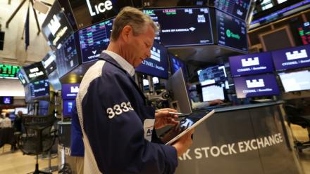Un opérateur à la Bourse de New York, le 14 juillet 2026
