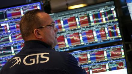 Un opérateur à la Bourse de New York, le 14 janvier 2026