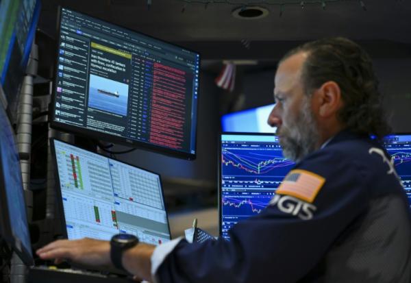 Un opérateur à la Bourse de New York, le 24 août 2026