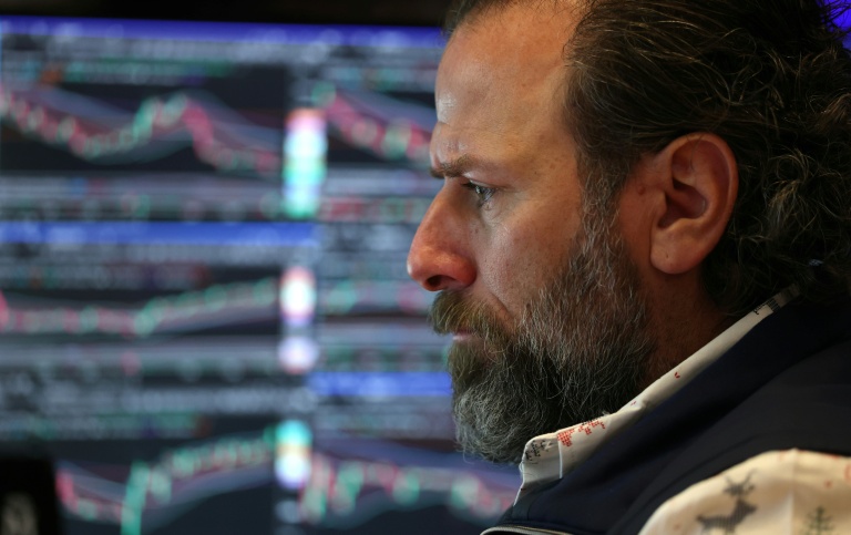 Un opérateur à la Bourse de New York le 10 décembre 2025