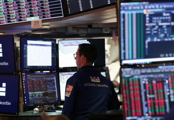 Un opérateur à la Bourse de New York, le 20 janvier 2026