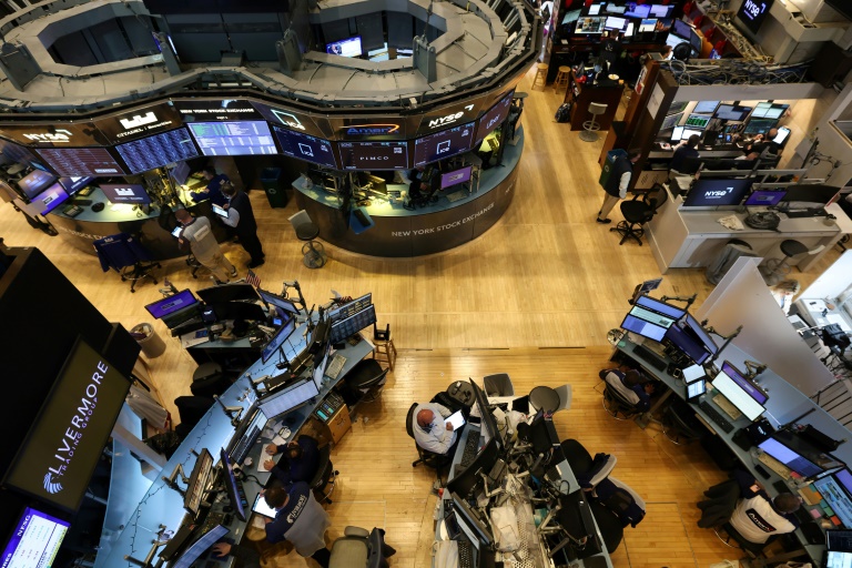 La Bourse de New York, le 27 mai 2025.