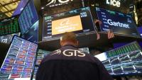 Un opérateur à la Bourse de New York, le 15 septembre 2025
