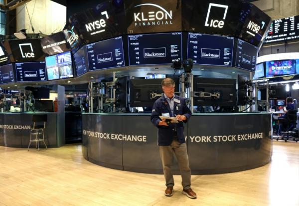 Un opérateur à la Bourse de New York, le 14 mai 2026
