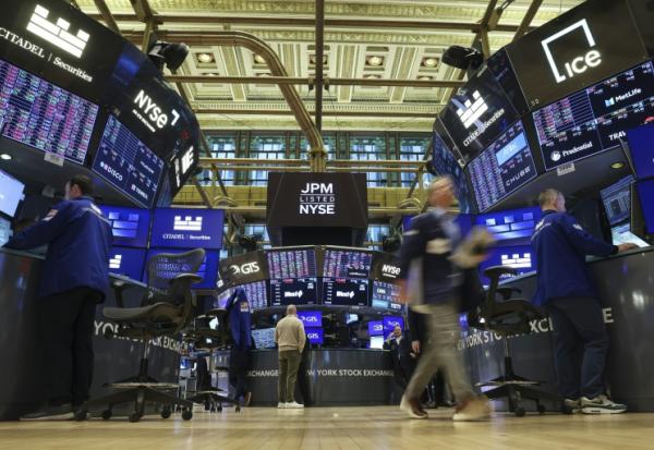 Le parquet de la Bourse de New York, le 12 janvier 2026