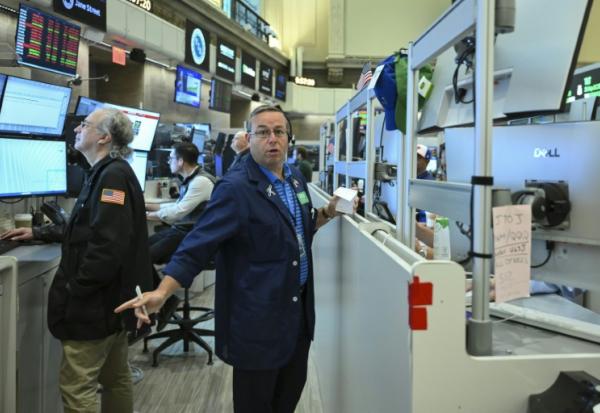 Des opérateurs à la Bourse de New York le 24 août 2026