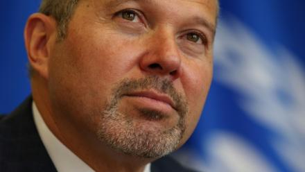 Arsenio Dominguez, secrétaire général de l'OMI, le 8 octobre 2025 à Londres