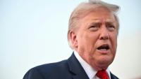 Le président américain Donald Trump à la base aérienne Andrews, dans l'Etat américain du Maryland, le 19 juillet 2026