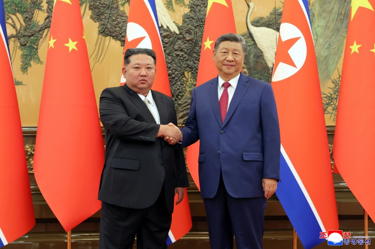 Kim jong Un et Xi Jinping à Pékin le 4 septembre 2025