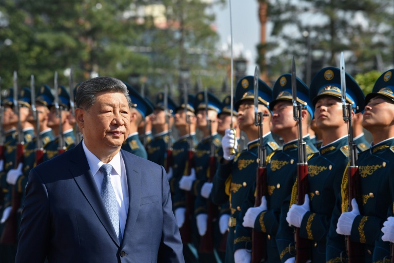 Le président chinois Xi Jinping à Bichkek, la capitale du Kirghizstan, le 31 août 2026