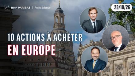 10 ACTIONS À ACHETER EN EUROPE !! - 100 % Marchés - Avec Denis Lantoine et Laurent Albie