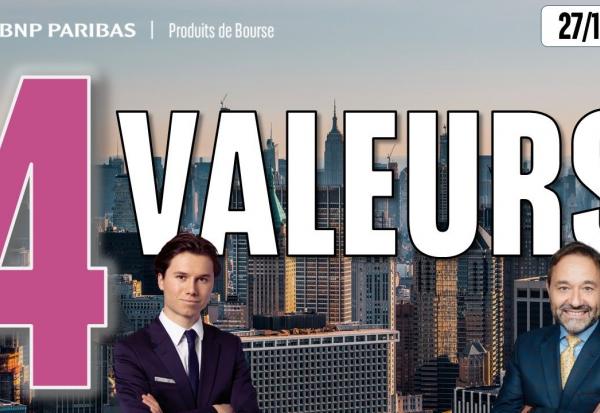 4 valeurs à FORT POTENTIEL - 100 % Marchés - 27/10/2025