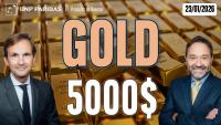 5000$ : Faut il encore acheter de l’or ? - 100 % Marchés - 23/01/2026