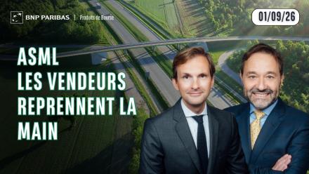ASML : les vendeurs reprennent la main - 100% Marchés - 01/09/2026
