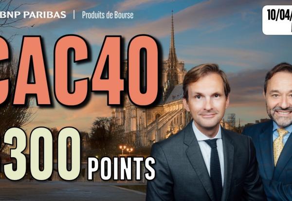 CAC 40 :  8 300 points en ligne de mire - 100 % Marchés - 10/04/2026 - M