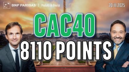 CAC40 :  8110 points comme objectif - 100 % Marchés - 26/11/2025 - M