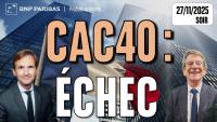 CAC40 : échec du comblement du gap - 100 % Marchés - 27/11/2025 - S