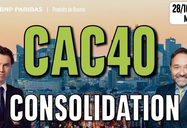 CAC40 : La consolidation se confirme - 100 % Marchés - 28/10/2025 - M