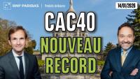 CAC40 : Nouveau record à l'ouverture -  100 % Marchés - 14/01/2026 - M