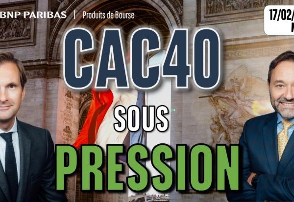 CAC40 sous pression - 100 % Marchés - 17/02/2026 - M