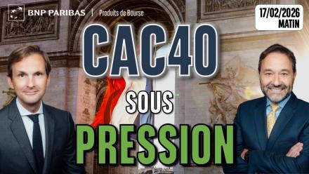 CAC40 sous pression - 100 % Marchés - 17/02/2026 - M