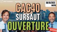 CAC40 : Sursaut à l'ouverture - 100 % Marchés - 08/10/2025 - M