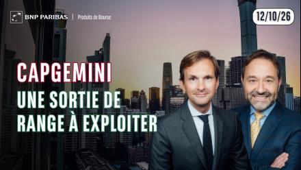 Cap Gemini : SORTIE DE RANGE !! - 100 % Marchés - 12/10/26