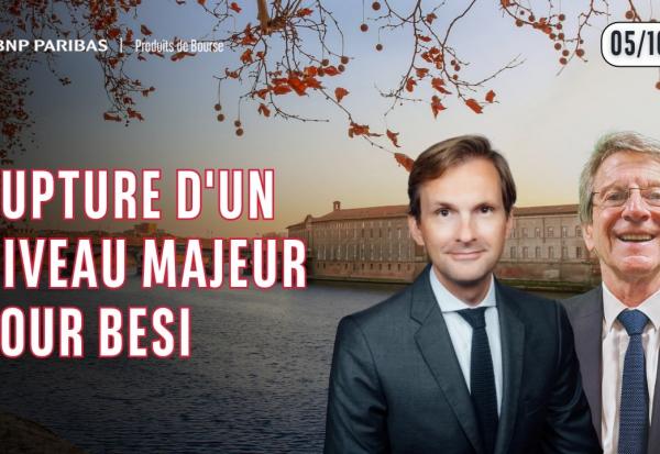 CASSURE D'UN NIVEAU IMPORTANT SUR BESI !! - 100 % Marchés - 05/10/26