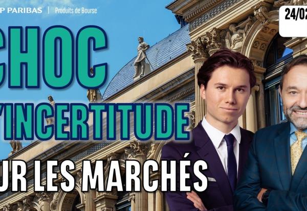 Choc d'incertitude sur les marchés - 100 % Marchés - 24/02/2026 - M