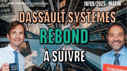 DASSAULT SYSTEMES : rebond à suivre - 100 % Marchés - 18/09/2025 - M