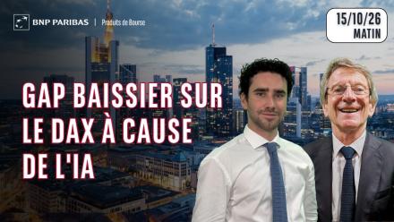 GAP BAISSIER SUR LE DAX !! - 100 % Marchés - 15/10/26 - M