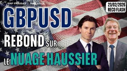 GBPUSD : rebond sur le nuage haussier - 100 % Marchés - 23/02/2026