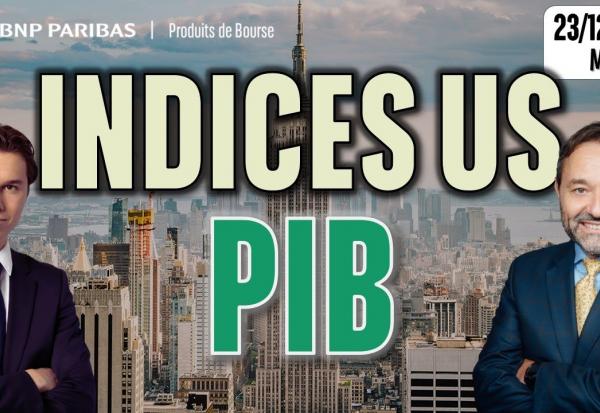 Indices US en hausse avant le PIB du T3 - 100 % Marchés - 23/12/2025 - M