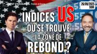 INDICES US : Où se trouve la ZONE de REBOND ?  - 100 % Marchés -  26/09/2025 - S