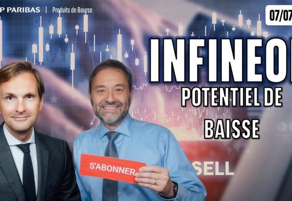 INFINEON : BAISSE ENVISAGÉE ?? - 100 % Marchés - 07/07/2026