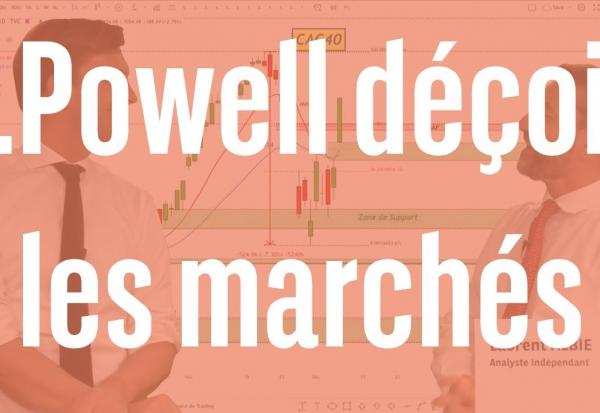 J.Powell déçoit les marchés  - 100% Marchés - matin - 21/09/23