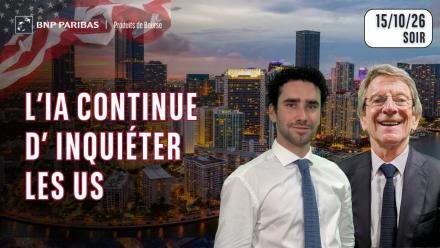 L'IA INQUITE LES US !! - 100 % Marchés - 15/10/26 - S