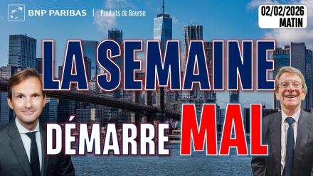 La semaine demarre mal... - 100 % Marchés - 02/02/2026 - M