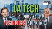 La Tech fait plonger les indices mondiaux - 100 % Marchés - 05/02/2026 - S
