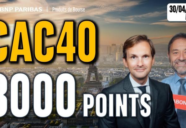 Le CAC repasse sous les 8 000 points - 100 % Marchés - 30/04/2026 - M